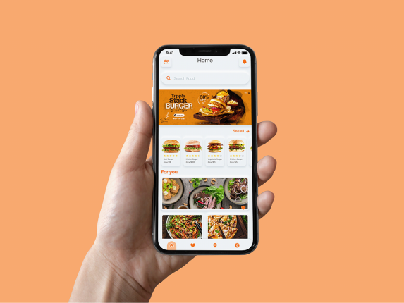 Online Food App UI UX Design